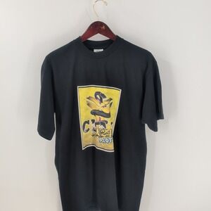 Vintage 90's Y2k Pro Club Shirt Kobe Clan 24 Plotu Graphic T-Shirt Black Sz L‎